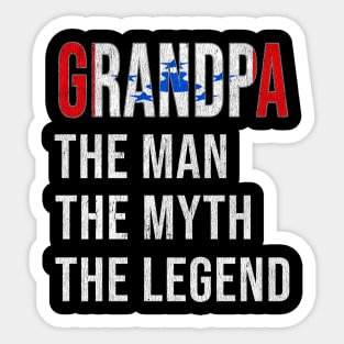 Grand Father Austral Islander Grandpa The Man The Myth The Legend - Gift for Austral Islander Dad With Roots From  Austral Islands Sticker